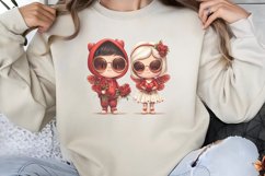 Couple Cupid For Valentine Clipart PNG Product Image 1