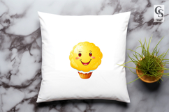 Sunflower Face Clipart Sublimation PNG Product Image 3