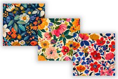 Retro Spring Floral Seamless Pattern Design, Spring Pattern Product Image 3