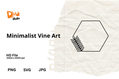 Minimalist Vine Art Product Image 1