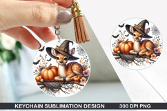 Deer Fawn Keychain Sublimation - Deer Fawn Keychain PNG Product Image 1