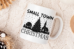 Small Town Christmas Svg, Christmas Tree Svg, Winter Svg. Product Image 4