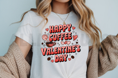 Happy Coffee Valentine&#039;s Day Sublimation PNG Product Image 3