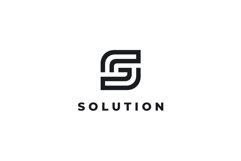 Letter S round logo design vector template Product Image 3