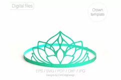 Princess crown svg Birthday party crown Princess tiara Product Image 5