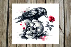 Gothic Skulls | 4 Halloween Skinny tumbler designs PL Product Image 3