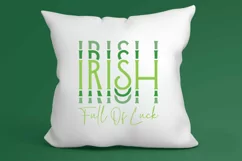 Irish full of luck SVG, Retro St. Patrick's Day Svg Product Image 3