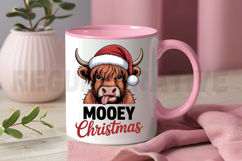 Mooey Christmas PNG, Merry Christmas Sublimation PNG Product Image 3