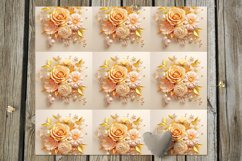 3D papercut Flowers with pearl | 8 Skinny tumbler designs Product Image 3