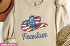 Freedom PNG, Western 4th Of July Sublimation PNG Product Image 3