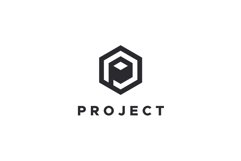 Project - Letter P Hexagon Logo Template Product Image 3