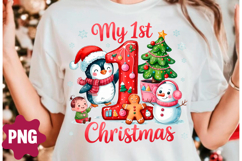 Christmas Png Bundle Santa Trendy T-shirt Product Image 4