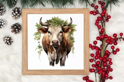 Western Christmas Cowboy Clipart Sublimation, Christmas PNG Product Image 3