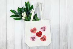 Kisses cutie pie xoxo text me hey bae SVG, Retro Valentine Product Image 3