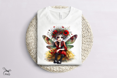 Flower elf digital paper, background clipart Product Image 3