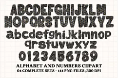 Mother's Day Alphabet clipart, mother’s day letters doodle Product Image 3