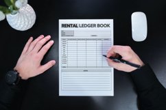 Rental Ledger Book Interior Product Image 3
