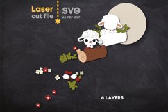 Sheep SVG laser cut file for Glowforge Product Image 3