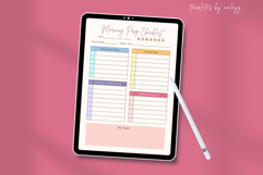 Pastel Teacher Morning Prep Checklist | Editable Canva Templ Product Image 3