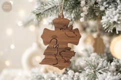 Nativity Cross Ornaments SVG Bundle | Christmas | Laser Cut Product Image 3