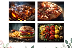 Burger Cutting Board, Grill PNG, Fast Food PNG Product Image 3