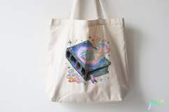 Pastel Witchy Halloween Clipart Sublimation Product Image 4