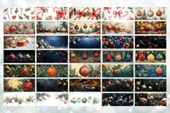 Watercolor Christmas Mug Bundle, Winter Mug Designs Product Image 3
