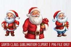 Santa Claus Sublimation Clipart Product Image 1