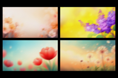 Soft Focus Floral Grain Texture Backgrounds Product Image 3