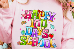 Happy 100 Days of School Png, 100 Days of School Png Product Image 3