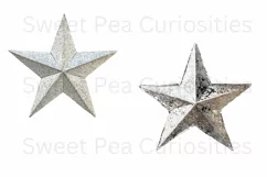 Stars, Shabby Chic , PNG, Junk Journal, Clipart Product Image 3