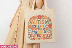 Autism_ Seeing the World PNG, Autism Sublimation PNG Product Image 3