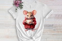 Christmas Animals Coffee Sublimation Clipart, Christmas PNG Product Image 3