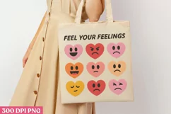Feel Your Feelings PNG, Mental Health Sublimation PNG Product Image 1
