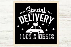 Special delivery hugs & kisses love SVG Product Image 2