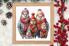 Christmas Family Animals Clipart, Christmas Family Product Image 3