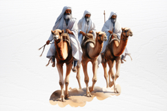 Christmas Nativity Watercolor Clipart PNG Product Image 3