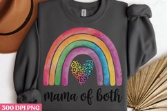mama of both PNG, Mothers Day Sublimation PNG Product Image 3