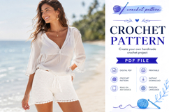 Summer Crochet Shorts Pattern PDF Product Image 3