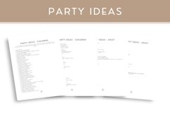 Party Planner Sans Serif Letter Product Image 3
