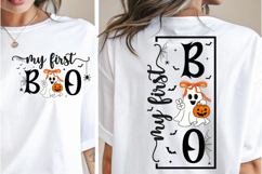 My First Boo, Halloween PNG, Halloween Sign, Boo Ghost PNG Product Image 2