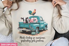 Make Today So Awesome PNG, Beauty Farm Sublimation PNG Product Image 3