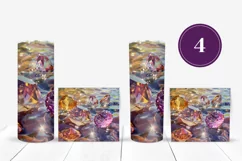 Gemstones Tumbler Sublimation, Crystals Tumbler Wrap Designs Product Image 3