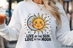LIVE BY THE SUN PNG, Magic and Celestial Sublimation PNG Product Image 3