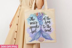 The voice speaks sol of the sea to the soul PNG ,Mermaid Sub Product Image 1