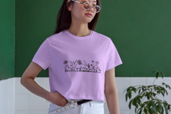 Wild Garden Border Line Art Embroidery Design Product Image 3