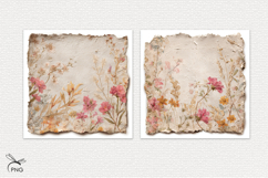 Autumn flowers digital paper Product Image 3