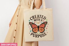 Created with a Purpose PNG, Retro Positive Sublimation PNG Product Image 3