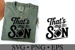 That&#039;s my Son Svg | Game Day Svg | Sport Svg | Shirt Svg Product Image 1