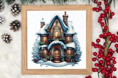 Beautiful Christmas Watercolor Clipart, Beautiful Christmas Product Image 3